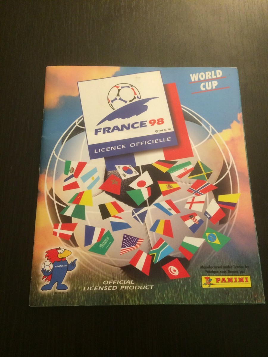PANINI FRANCE 98 WORLD CUP 1998 ALBUM COMPLETE ORIGINAL FULL