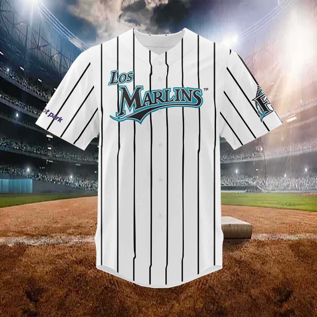 Los Marlins Jersey New In Bag SGA 9/8 Miami Marlins Florida XL