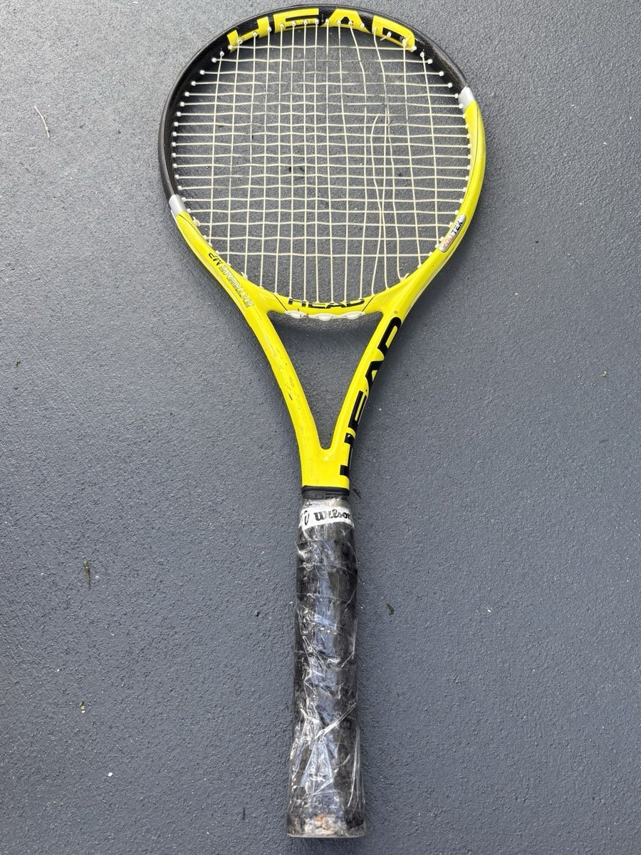 Head Extreme MP Youtek Tennis Racquet 4 1/2 Yellow Rare | eBay