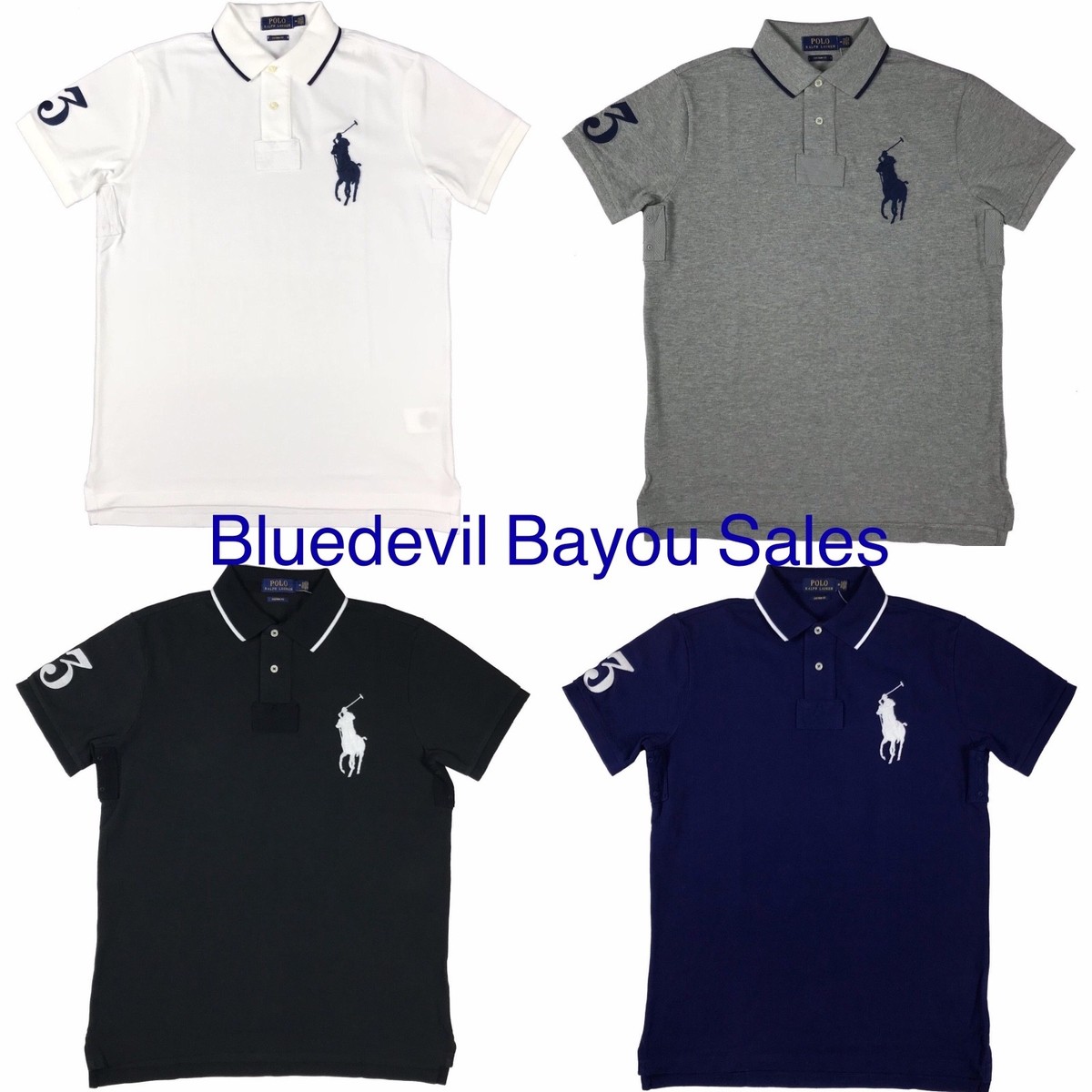 $125 POLO RALPH LAUREN MENS BIG PONY POLO RUGBY SHIRT | eBay