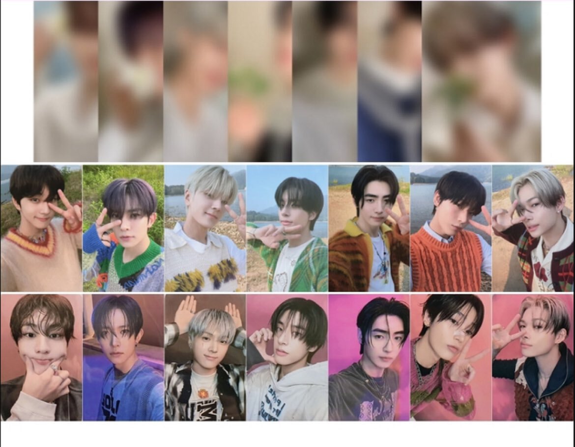 ENHYPEN MINI ALBUM ORANGE BLOOD LUCKY DRAW PST POWER STATION