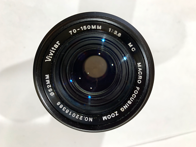 Canon FD Zoom Lens Vivitar 70~150mm 1:3.8 ∅52mm MC Macro Focusing
