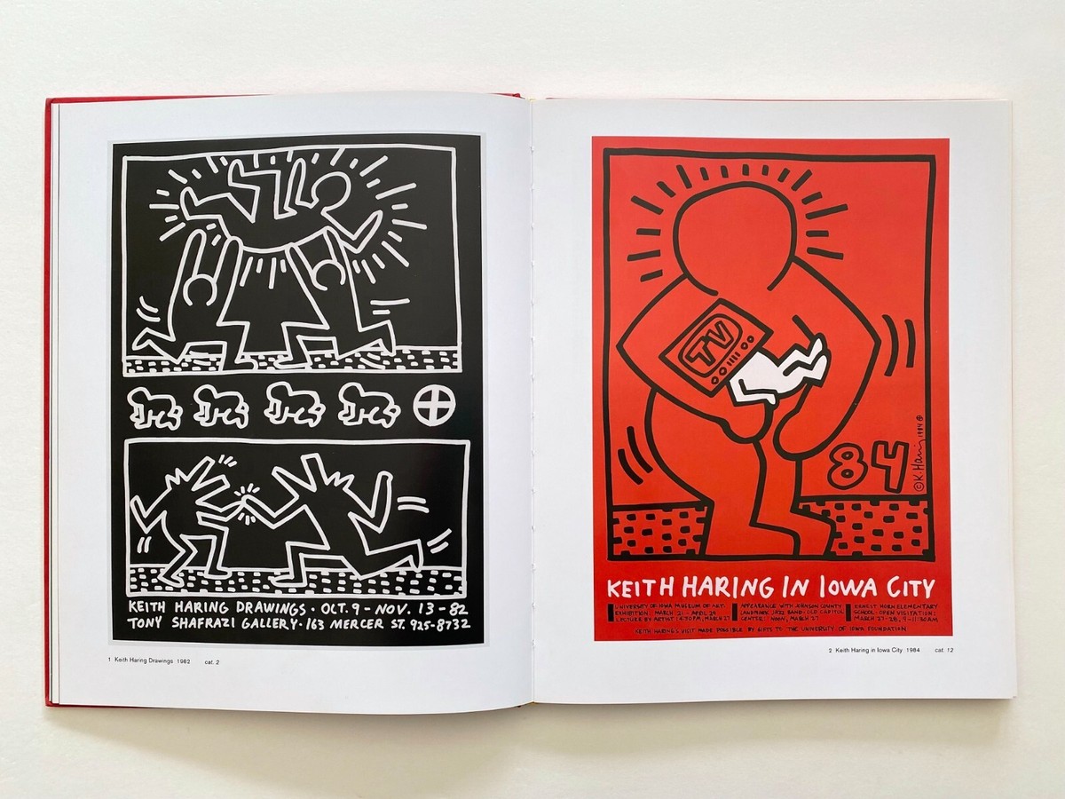 KEITH HARING RARE 1ST EDITION POSTERS CATALOGUE RAISONNE HARDCOVER