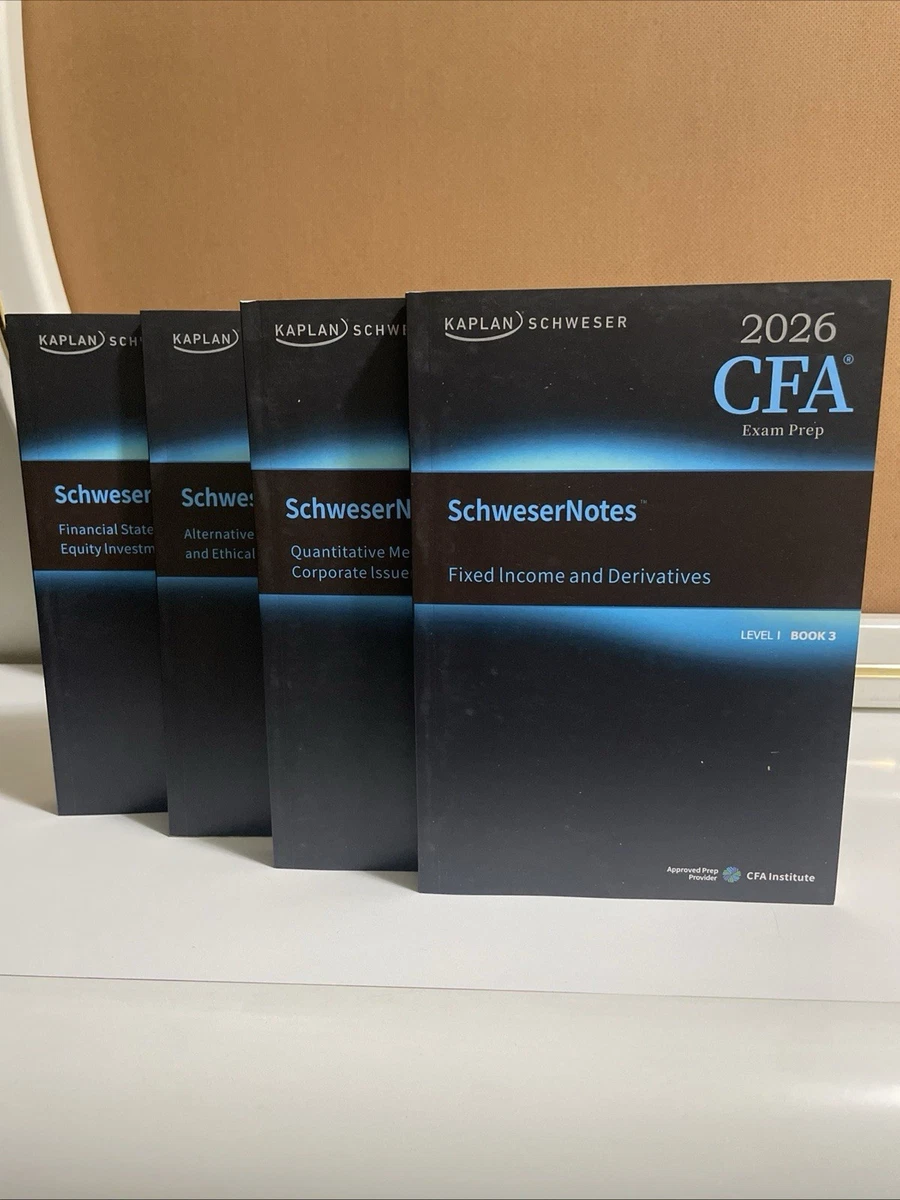 Cfa Level 1 Schweser for sale | eBay