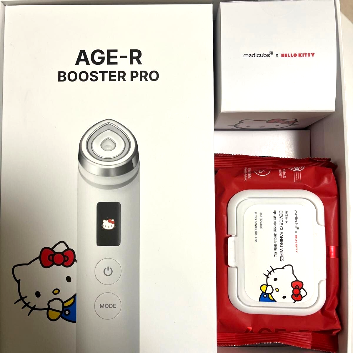 Near Mint/Tested] Medicube Hello Kitty Edition AGE-R Booster Pro