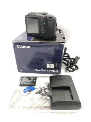 Boxed Canon PowerShot SX410 IS Digital Camera - Black (0107C001