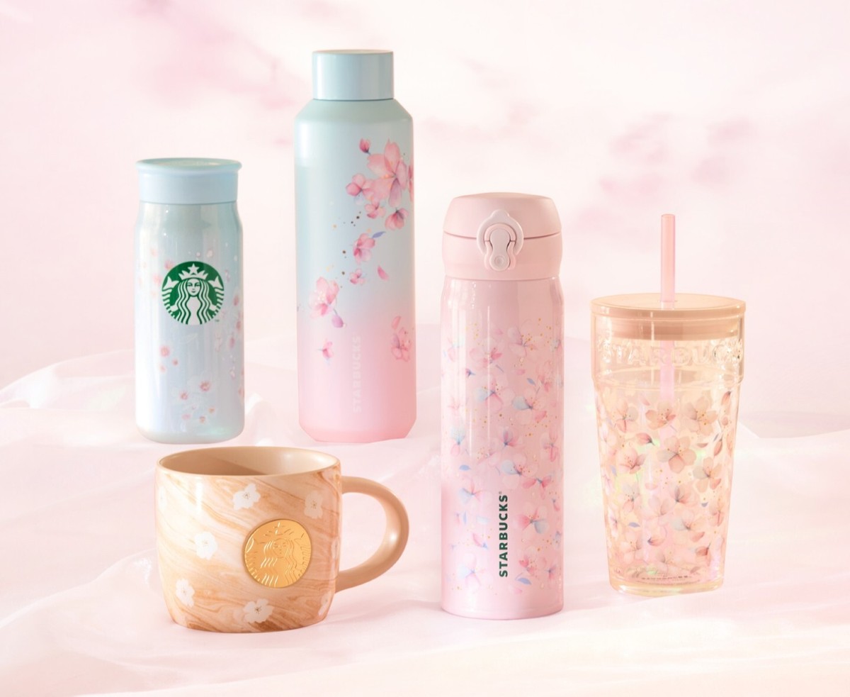 Starbucks Japan 2025 SAKURA Cherry Blossom Tumbler Bottle Mug