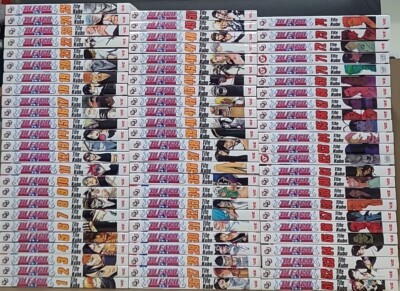 Bleach Manga complete set Volumes 1-74 English books New Viz Media