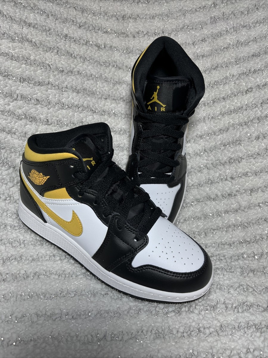 Size 4 - Jordan 1 Mid Black 2021 - 554725177 | eBay