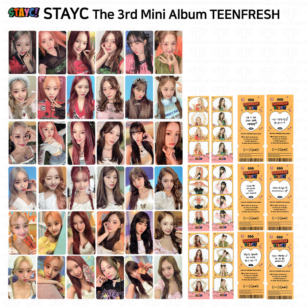 StayC 3rd Mini Album TEENFRESH Original Ver Digipack Ver Photocard