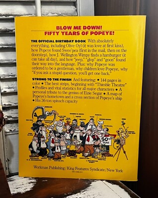 Popeye: The First Fifty Years 1st edition, 1st print Trade