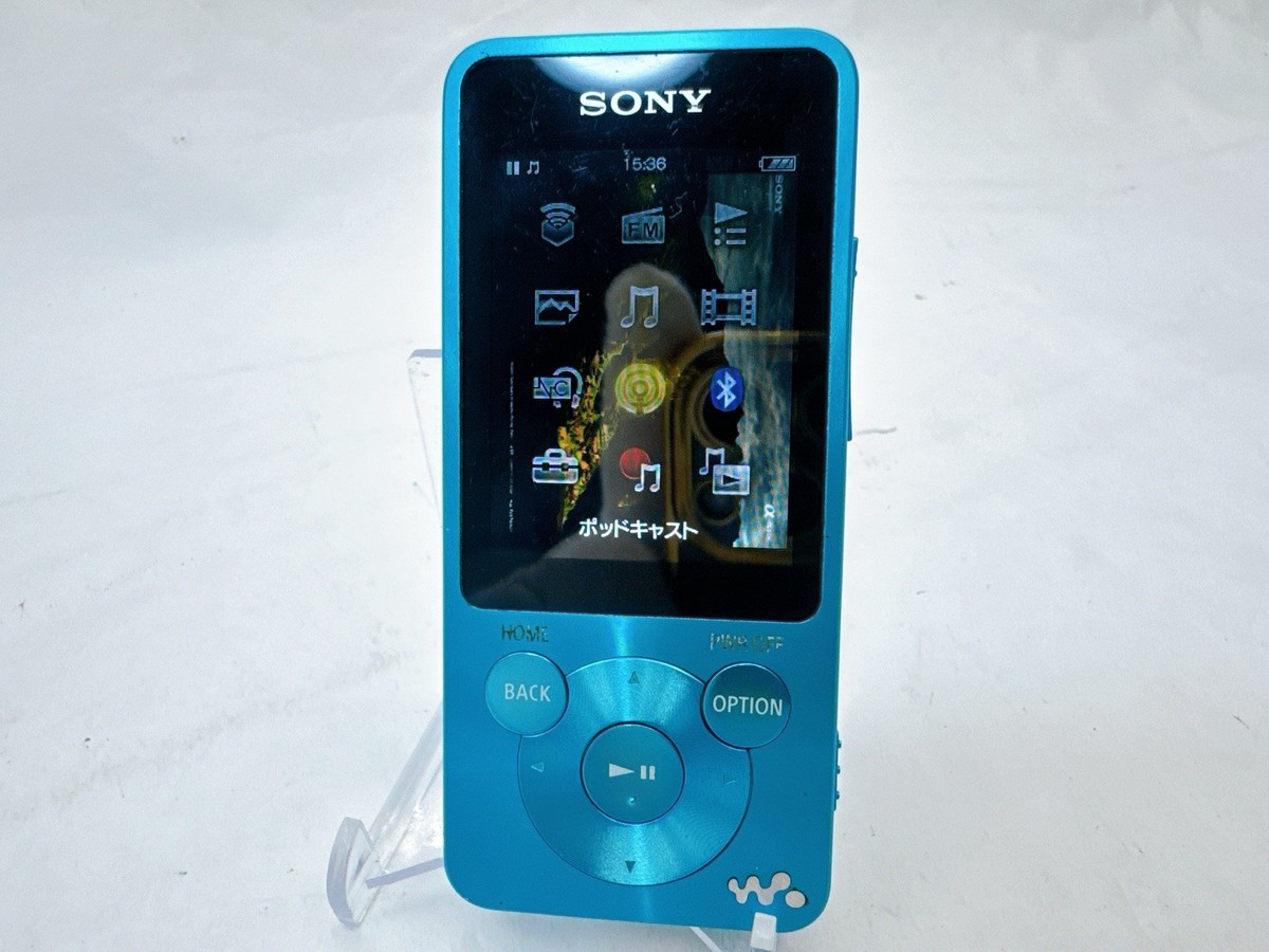 Sony Walkman NW-S784 8GB Blue Digital MP3 Player Japanese Menu