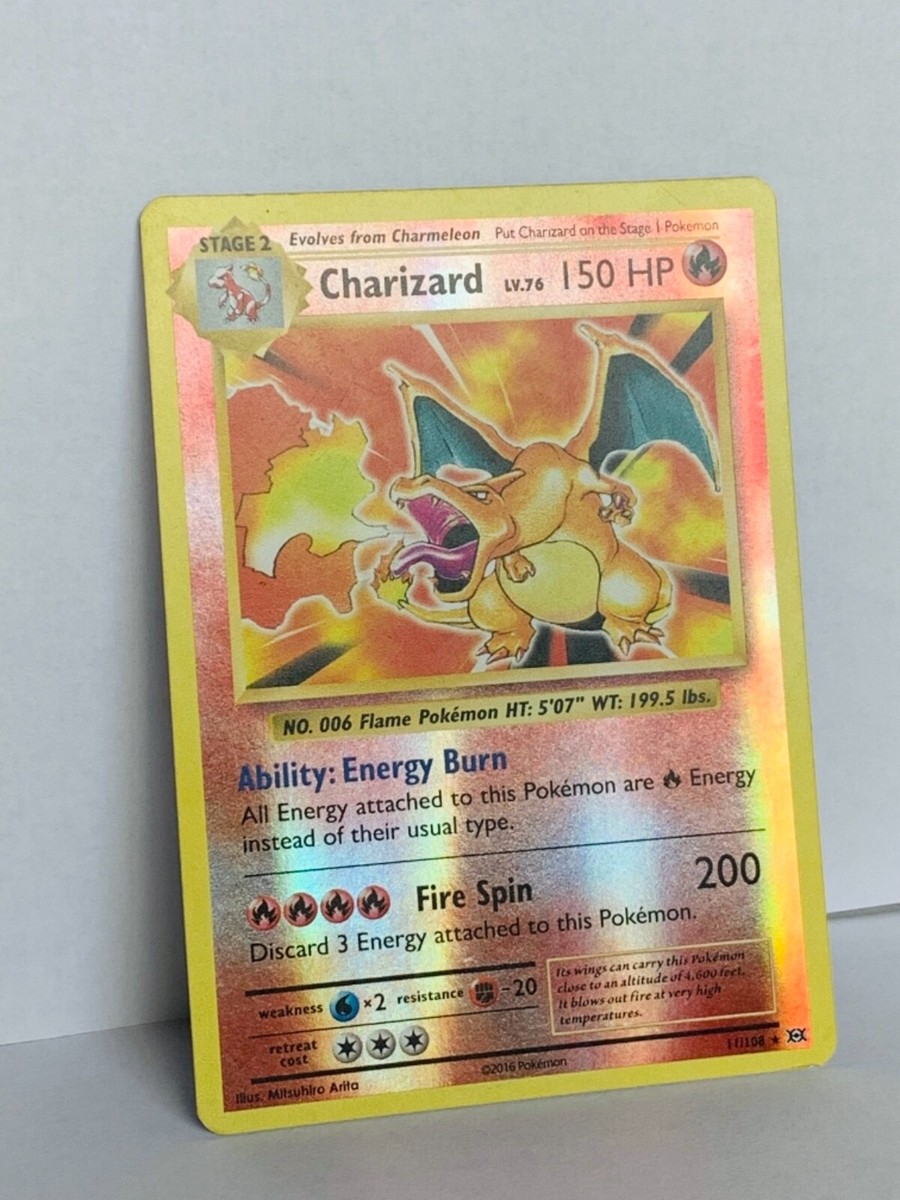 Pokémon Charizard lv.76 /Holo Rare/150 HP/ 2016 Pokémon/ Mint