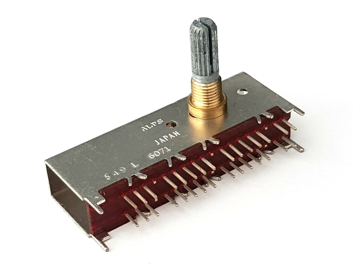 2x Alps - 4 Position Rotary Switch - 549 L - Made in Japan - NOS