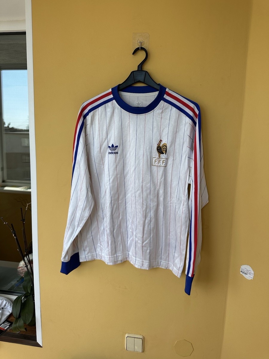 Vintage FRANCE TEAM Adidas 1978-1980 Retro Long Shirt jersey size