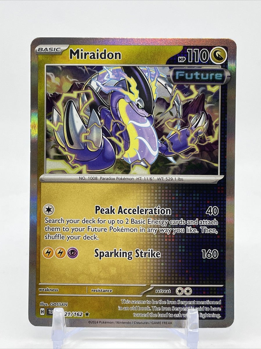 Miraidon RARE Pokemon TCG Card 121/162 | eBay