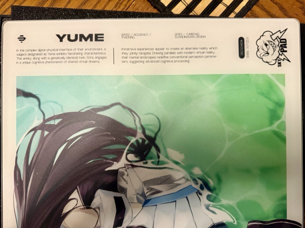 SkyPAD 3.0 XL Water Yume Glass Mousepad Limited Edition WALLHACK