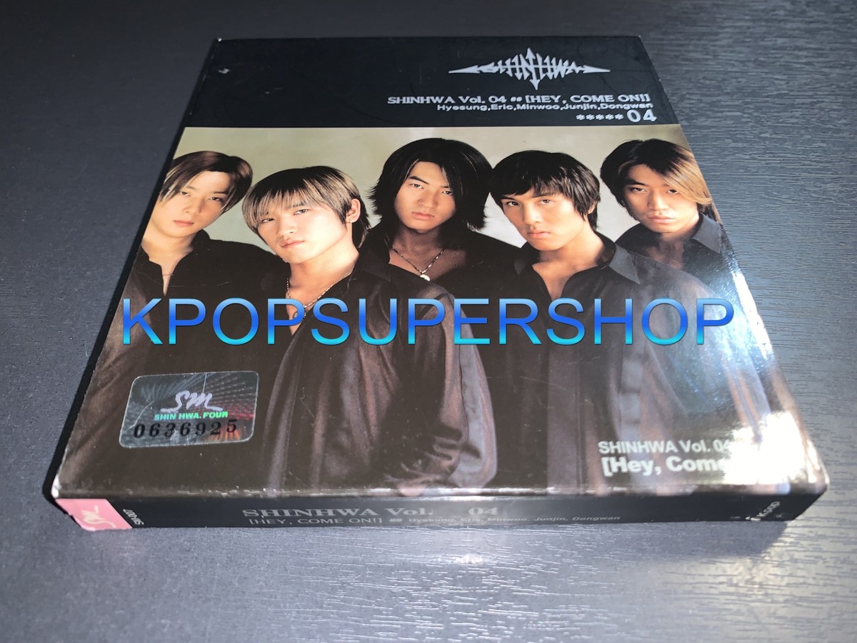 Shinhwa 4th Album Hey, Come On! Autographed Signed CD Booklet