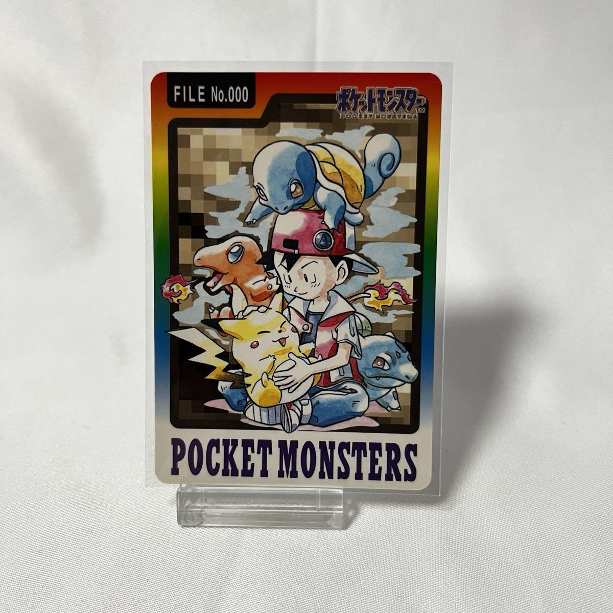 Pokemon Carddass Card Special File No.000 Bandai Pocket Monsters