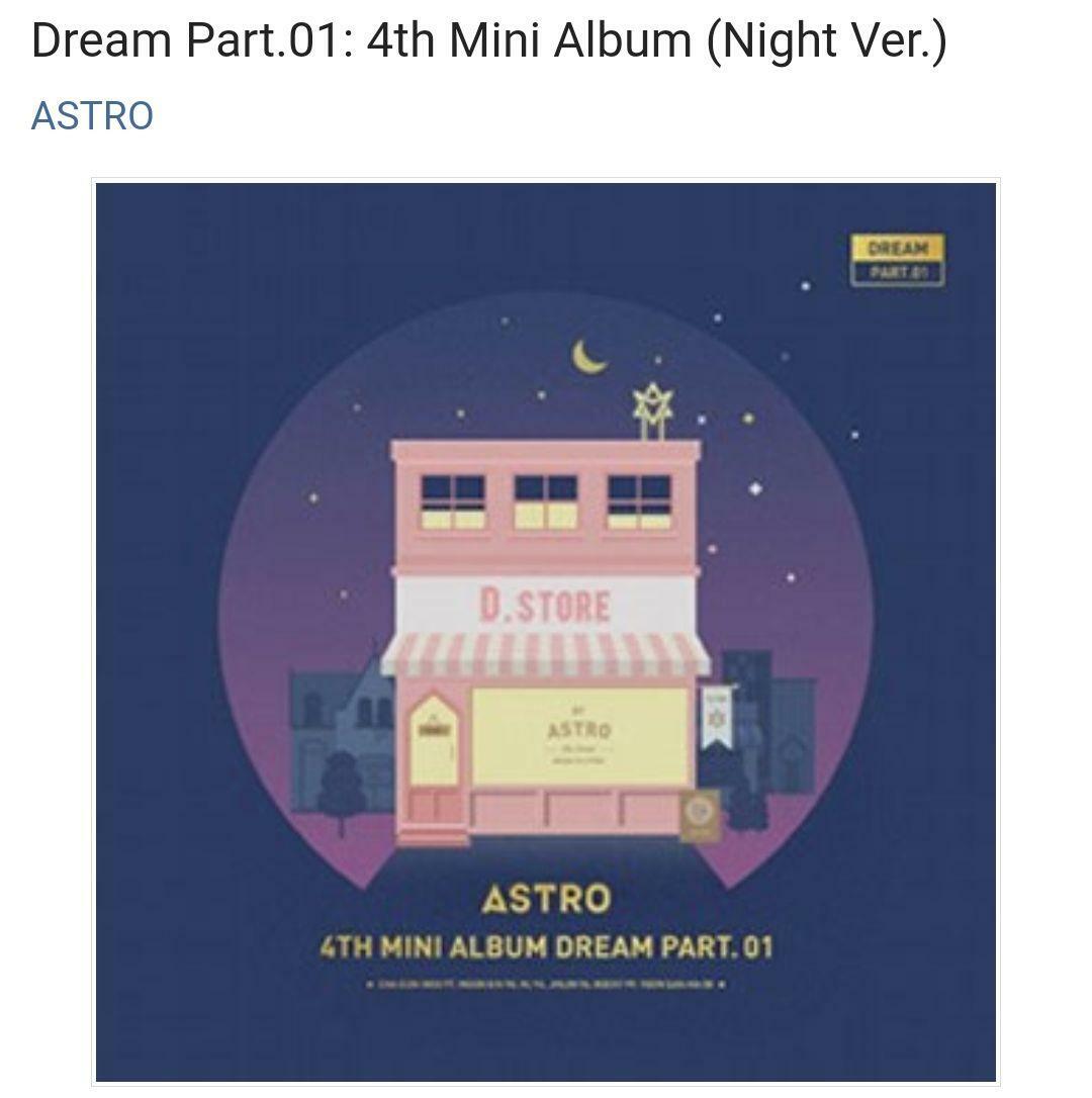 ASTRO Dream Part 01 Day & Night ver. Set of 2 / 4th Mini Album