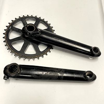 BMX 3 Piece Crank Set 175 Old School Vintage 36t Chainring GT