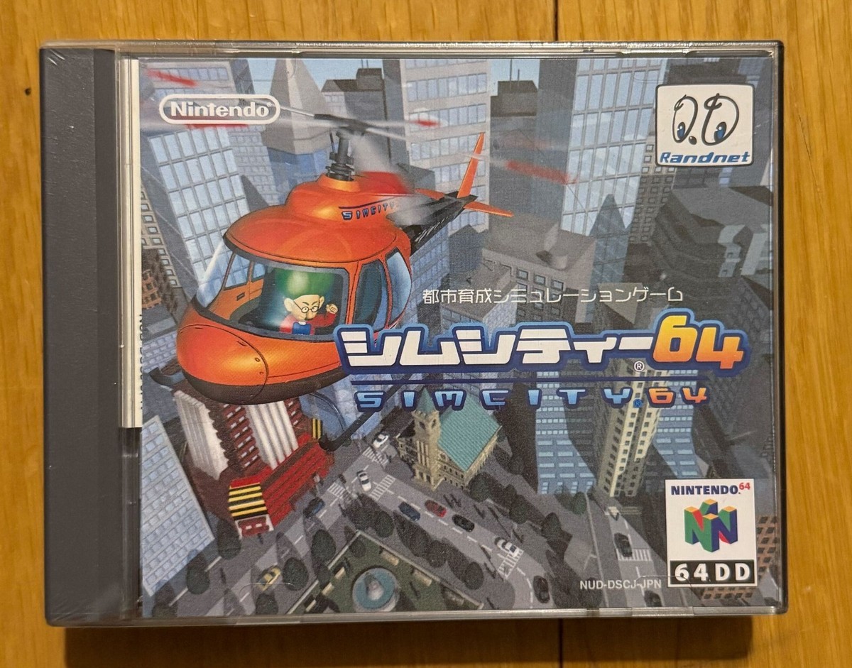 Sim City 64 N64DD Japan Nintendo New Sealed! | eBay