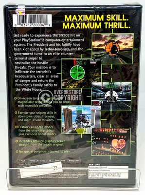 Silent Scope - PS2 - US Version | Brand New | Factory Sealed | eBay