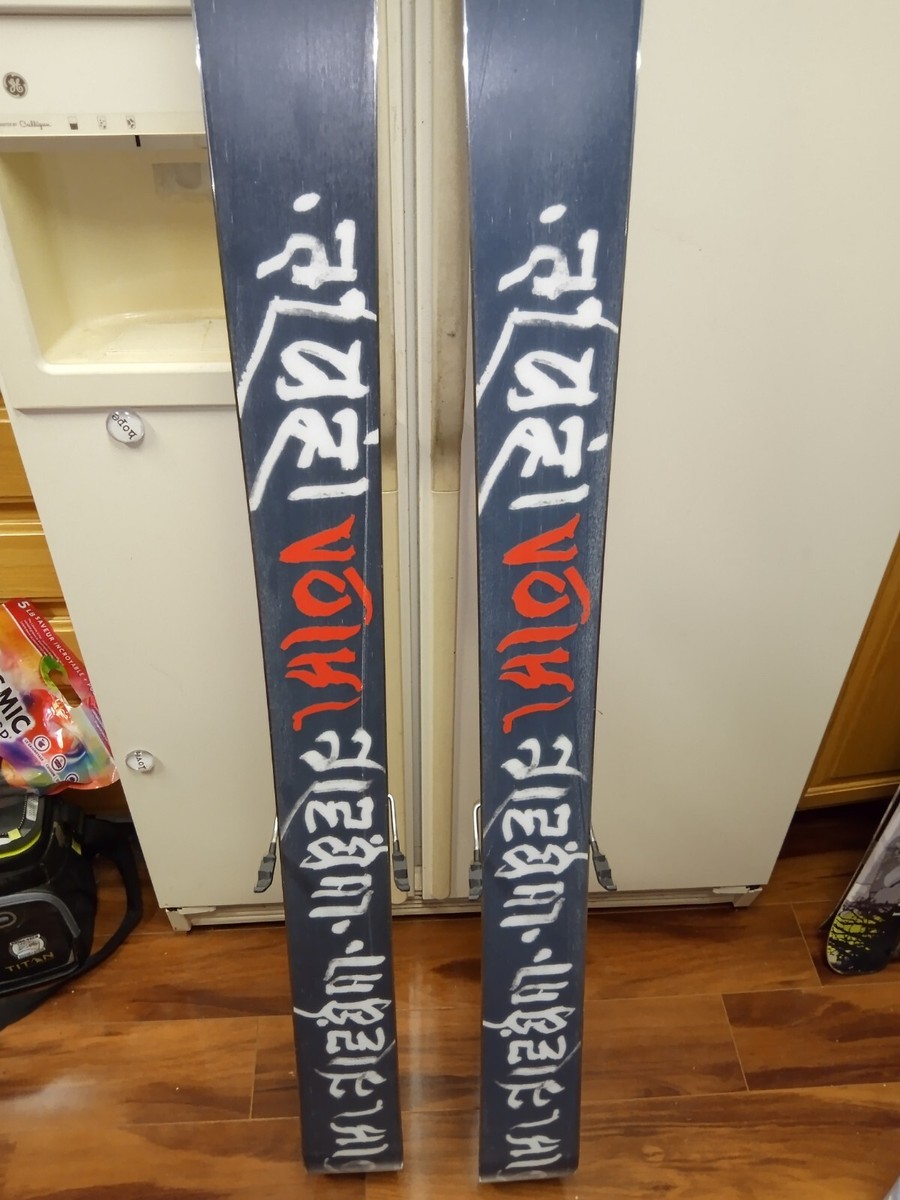 Volkl Gotama 176 cm skis Buddha adjustable Marker Griffon Titanium