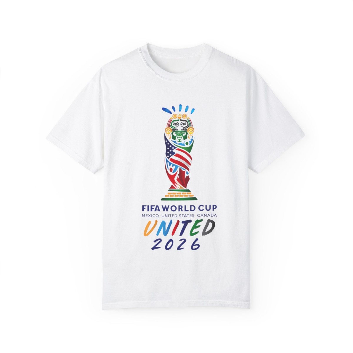 FIFA World Cup 2026 Unisex T-Shirt, Garment-Dyed Tee, Soccer Fan