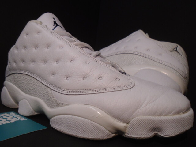 2005 NIKE AIR JORDAN XIII 13 RETRO LOW TRIPLE WHITE SILVER ICE