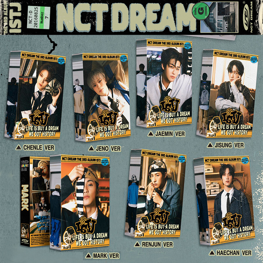 NCT DREAM [ISTJ] 3rd Album 7DREAM QR Ver/QR Card+12 Card+Sticker+