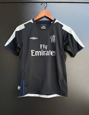 Vintage CHELSEA 2004/2005 Away Boys Football Shirt Jersey UMBRO