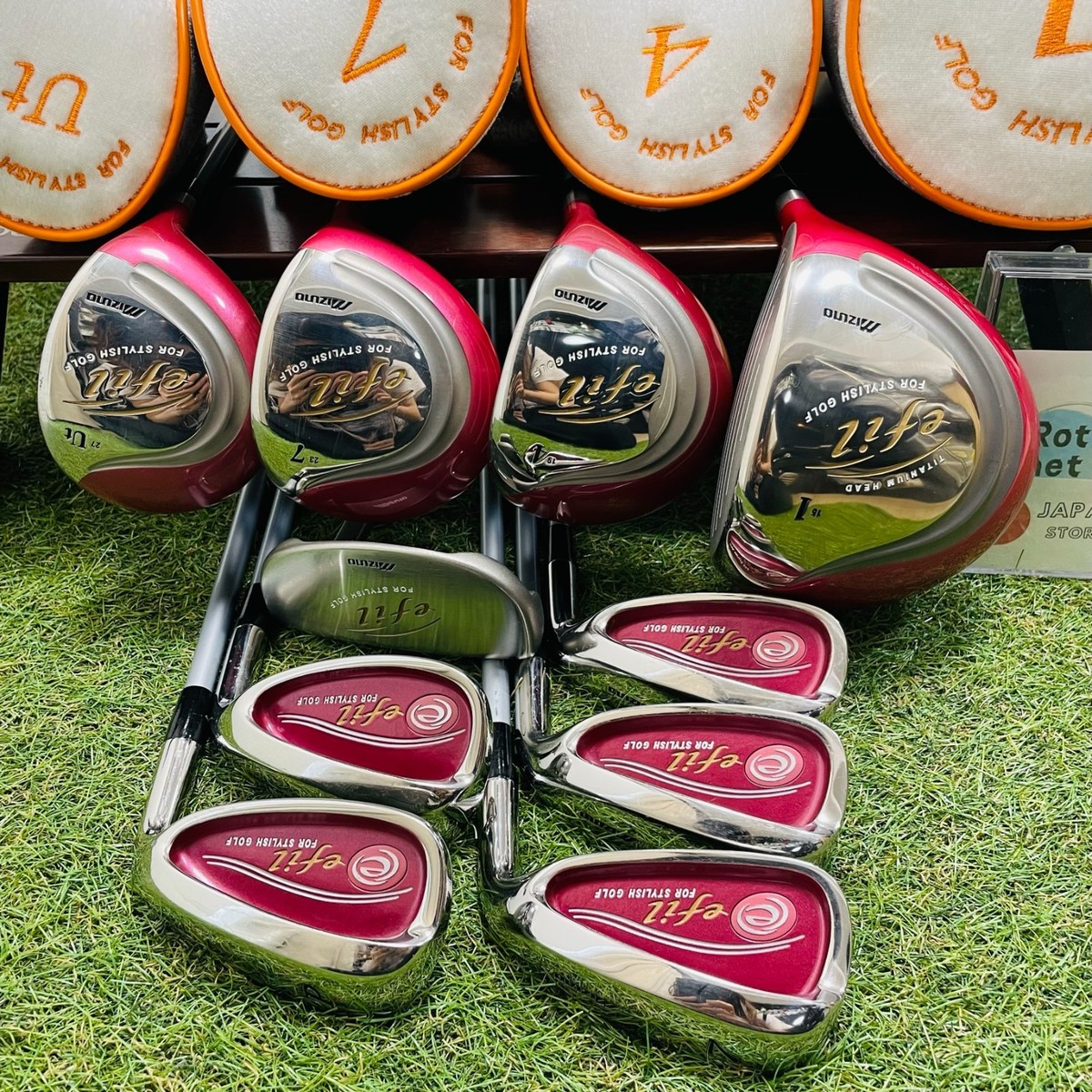 Women Mizuno Efil Full Set 1w 4w 7w UT Iron 789PS 10Pics RH Golf