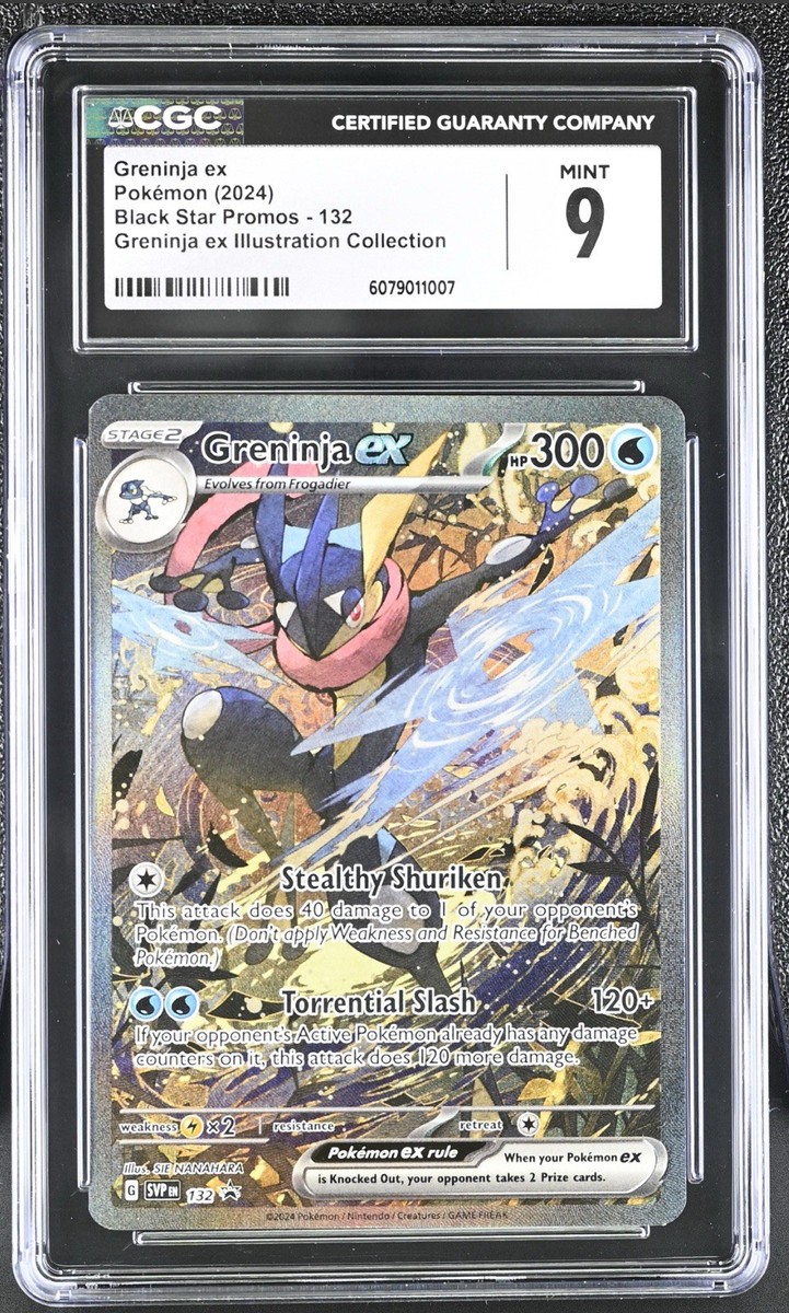 CGC 9 Greninja ex SVP 132 Promo Special Illustration Rare Pokemon