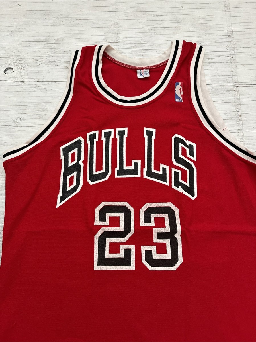 Vintage 80s NBA Sand Knit Chicago Bulls Michael Jordan #23 Jersey