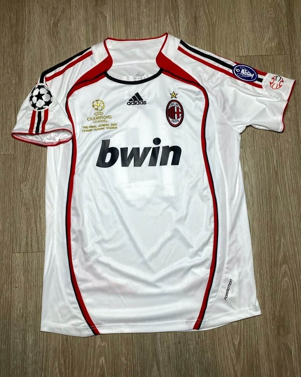 2007-08 AC Milan Away Kaka #22 Champions League Edition Jersey | eBay
