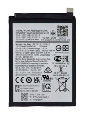 Battery Replacement for Samsung Galaxy A22 5G A226 SCUD-WT-W1 4900