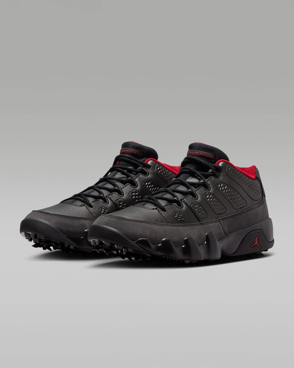 Nike Air Jordan 9 G Golf Shoes Black True Red FJ5934-002 | eBay