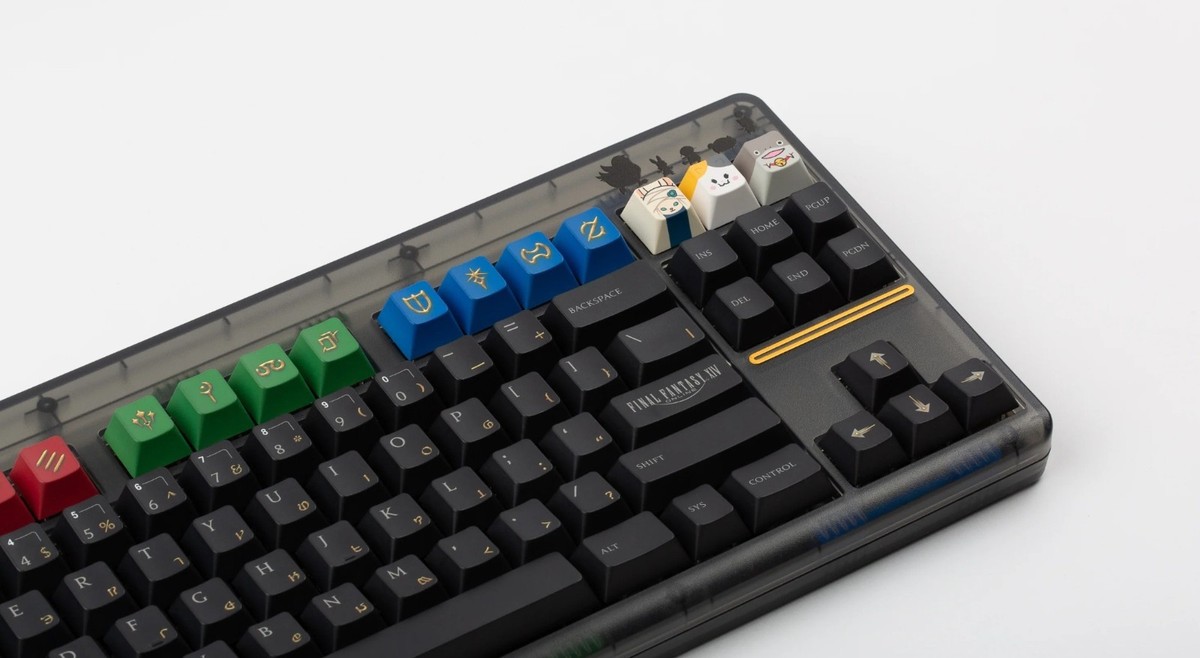 Novelkeys Final Fantasy 14 Online Keyboard Classic TKL FFXIV FF +