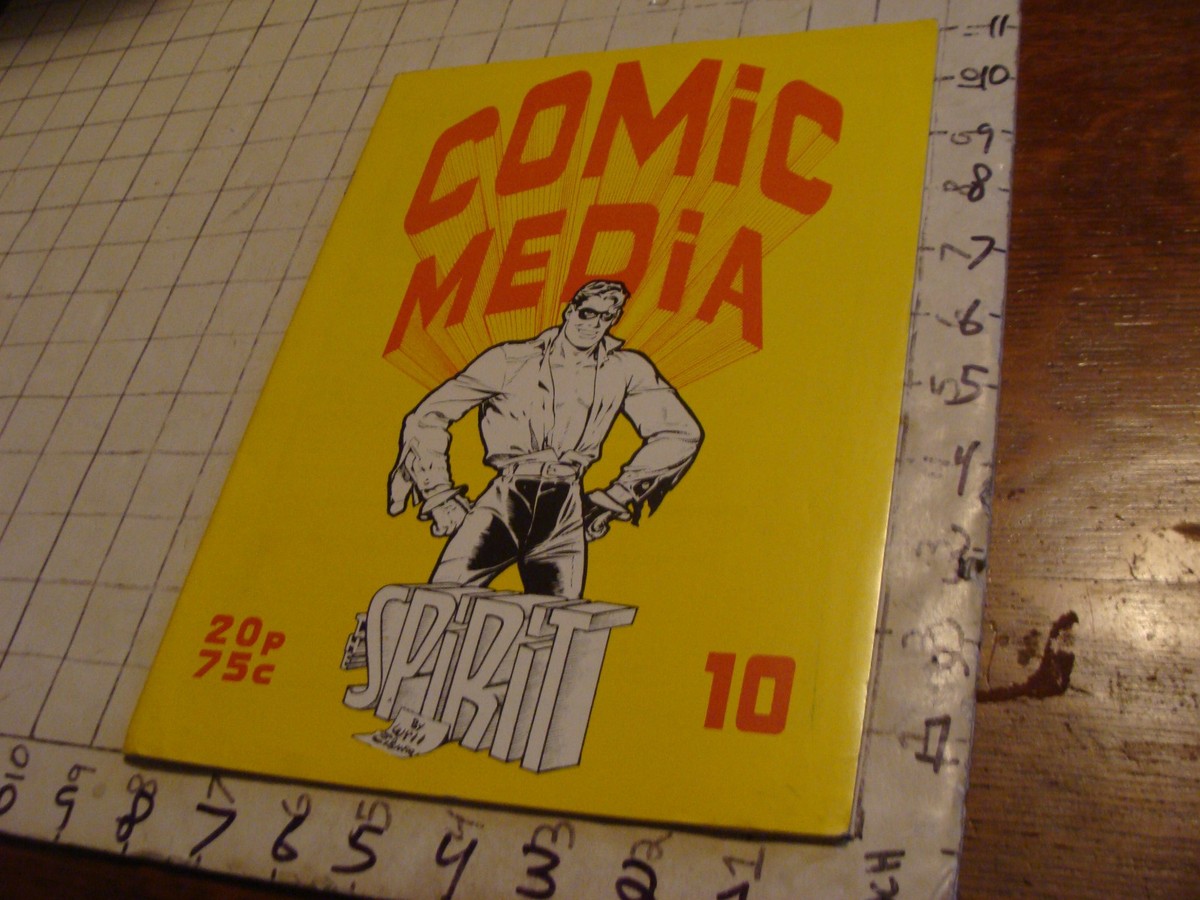 vintage Original Zine: COMIC MEDIA #10, 44pgs--sept 1973 EISNER