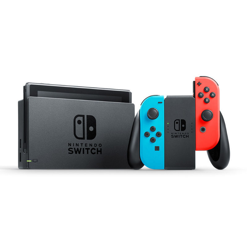 Neon Blue Neon Red Nintendo Switch 32GB Portable Touch Screen