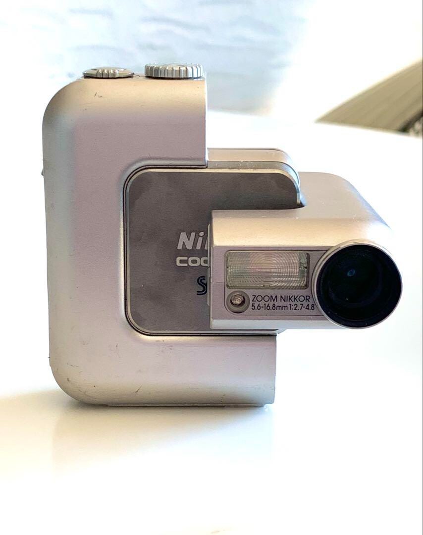 Nikon COOLPIX SQ Digital Compact Camera f/5.6 4x Square Silver