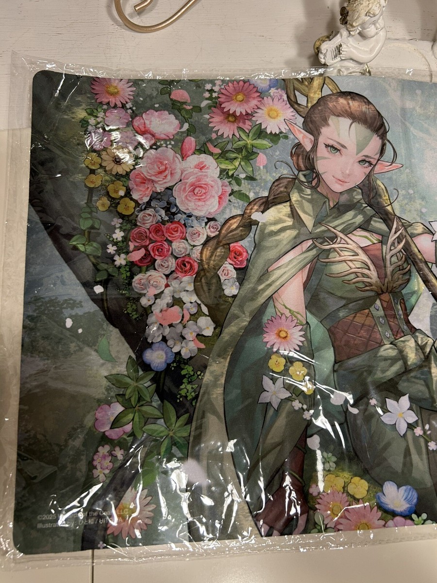 MTG Nissa, Resurgent Animist Playmat & Sleeve set New Sealed Japan