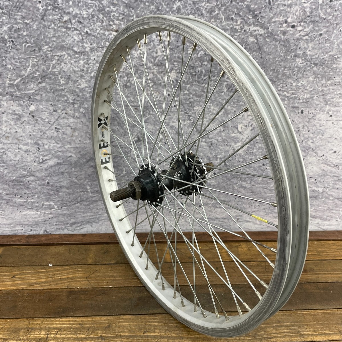 GT Mohawk 48 Hole Rear Wheel 14 mm DENT Old School BMX Rim 48h OG