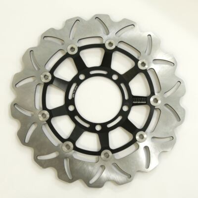 Rezo Wavy Stainless Front Brake Disc Pair for Triumph Street