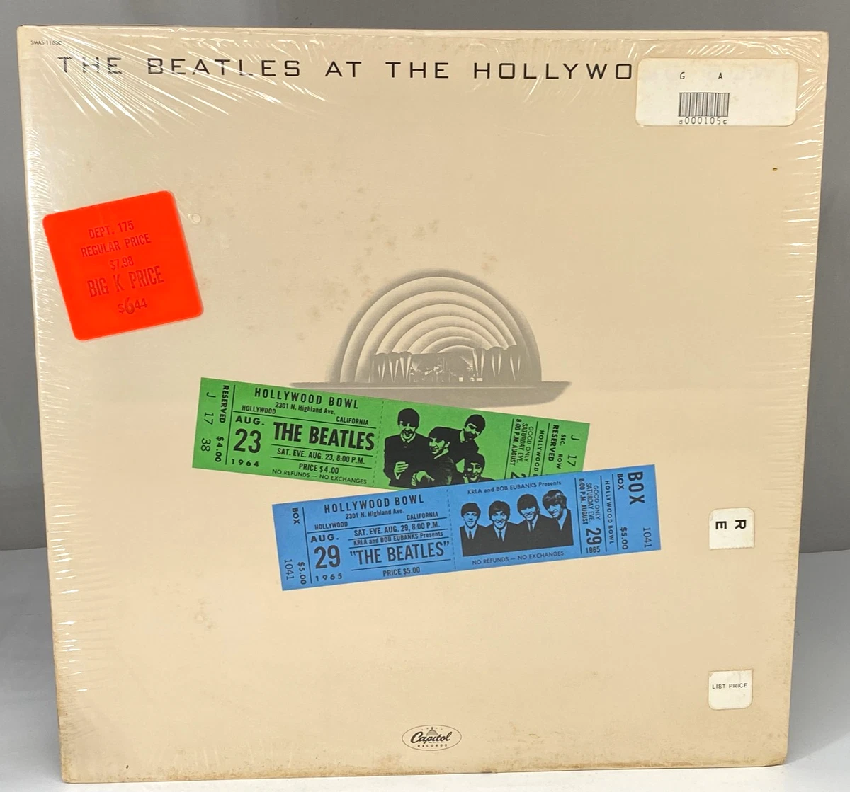 Beatles Hollywood Bowl In Vinyl Records for sale - eBay