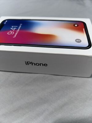 Apple iPhone X Space Gray 256GB - Original Box - Box Only | eBay