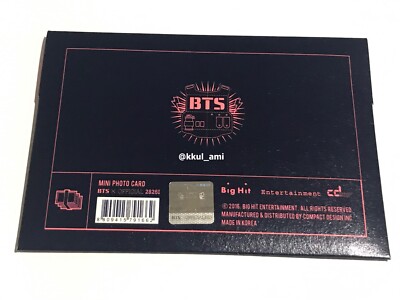 BTS 2016 花様年華 (HYYH) on Stage Epilogue Official Mini