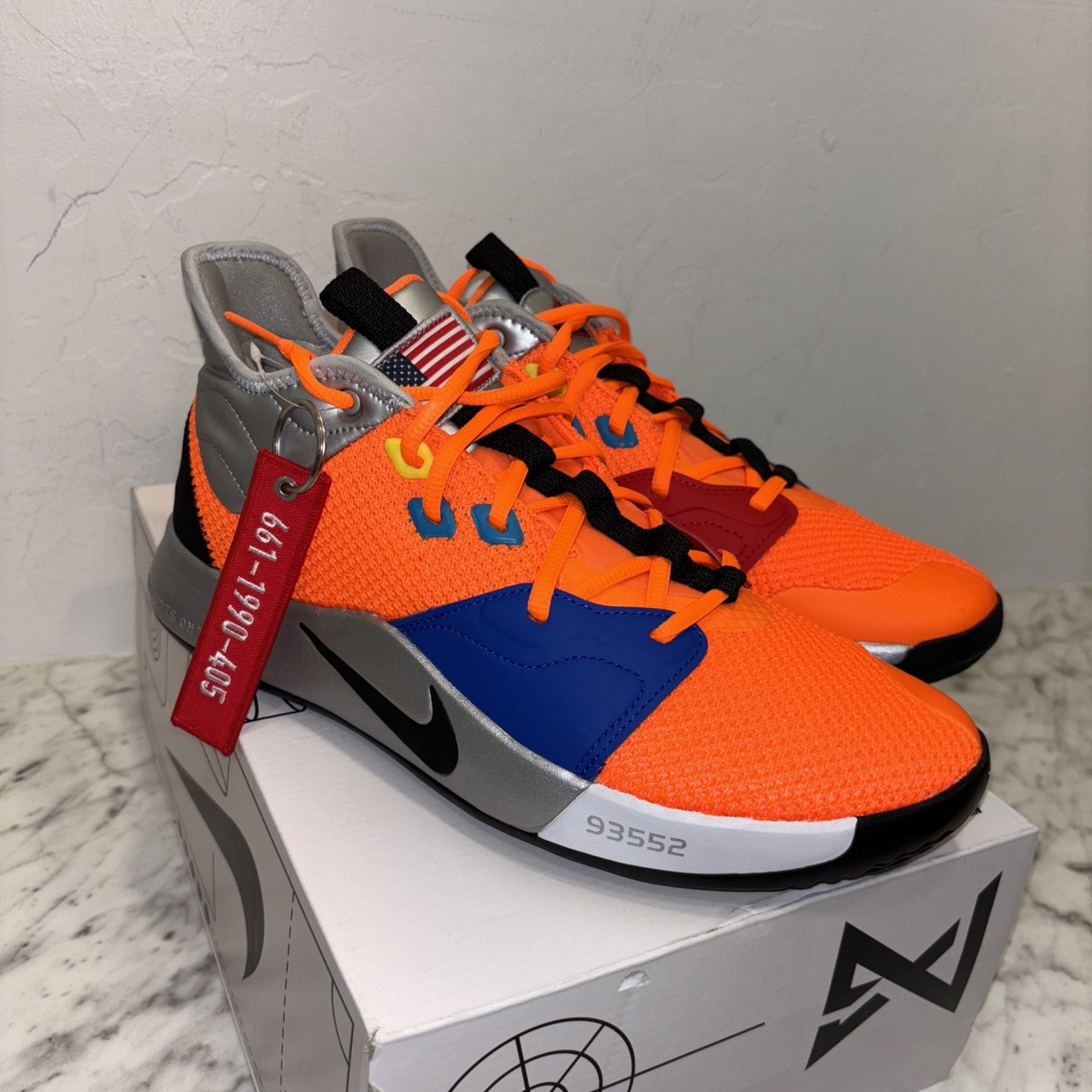 Size 10.5 - NASA x Nike PG 3 Armstrong Building 703 for sale