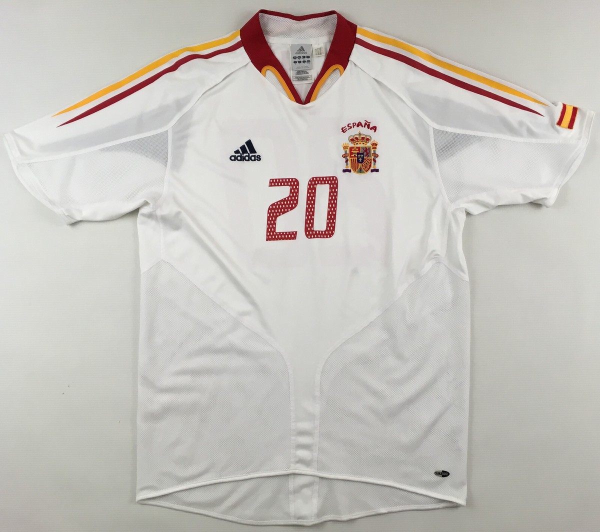 Spain España #20 Xavi Euro 2004 away shirt Adidas jersey camiseta